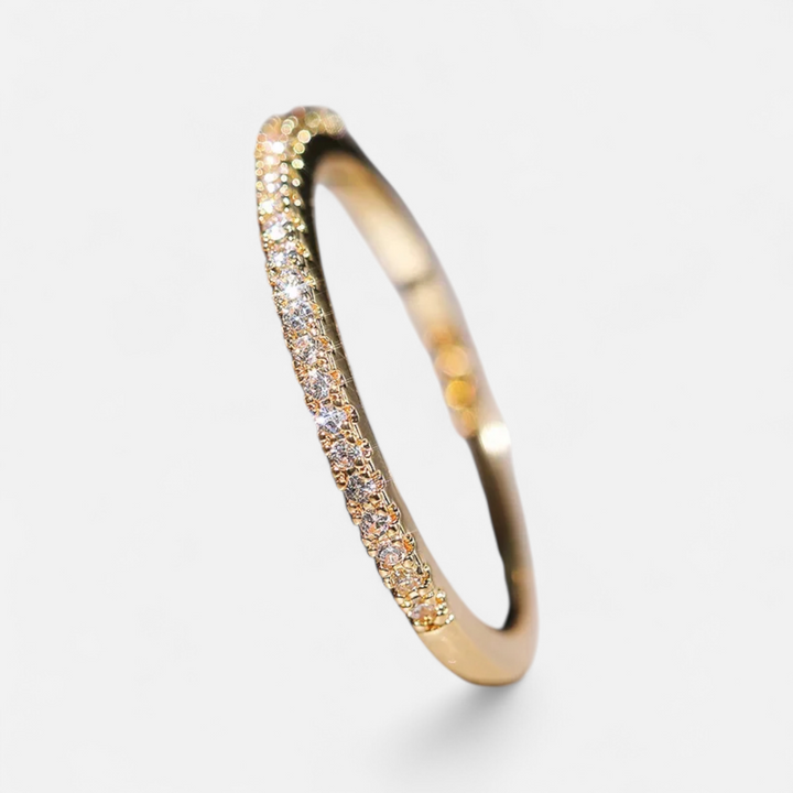 Celzoir | Bague Fine Femme Zircone Éclat Intemporel