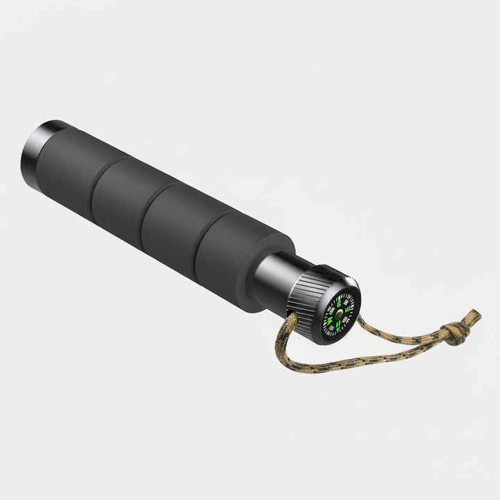 Hiking Walking Stick Multi Tool Grip Precision Compass