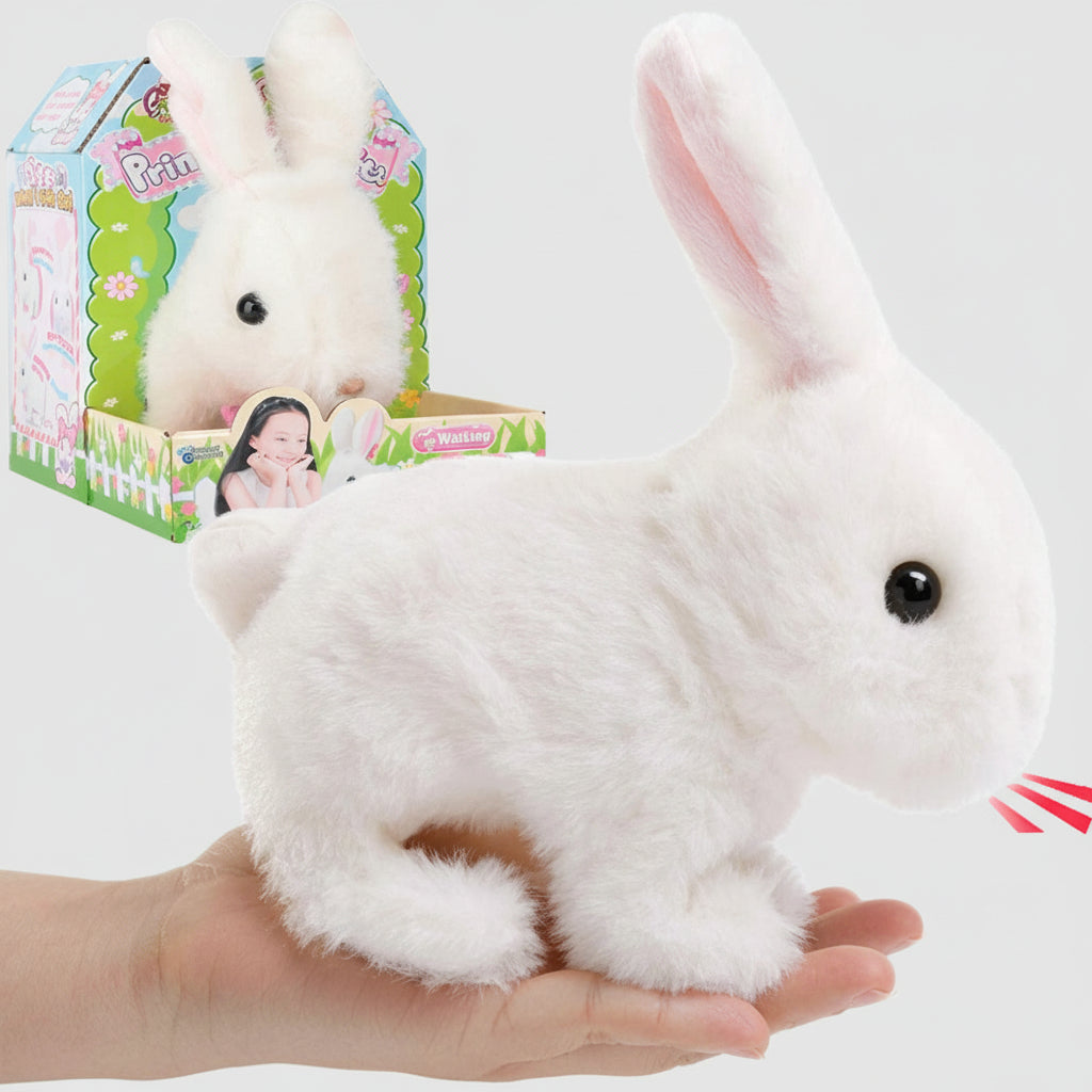 Plush Bunny Toy Interactive Walking Rabbit Sound Kids