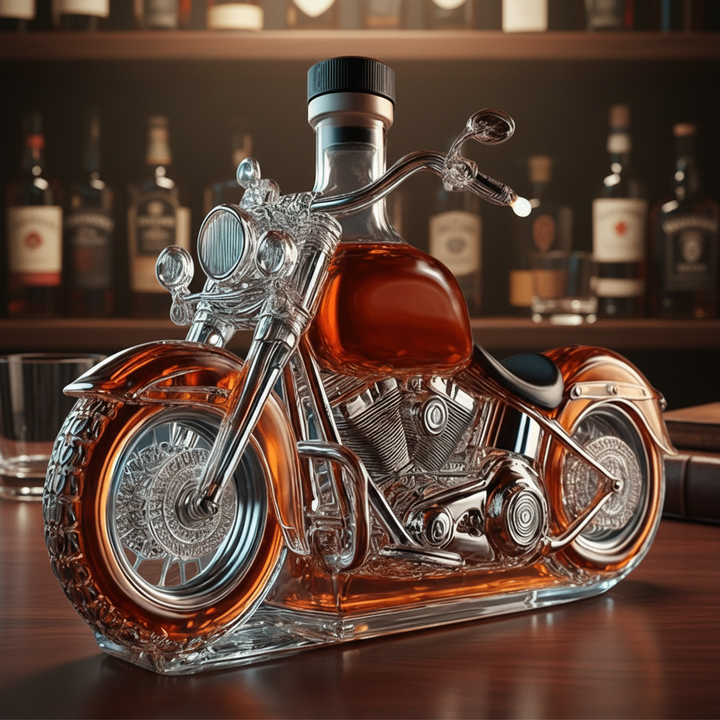 Karafa Whisky Motorka Skla 750 Ml