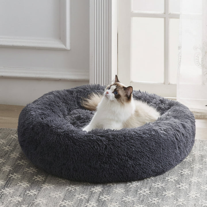 Cat Bed Small Large Cats Plush Cozy Comfort Lounger