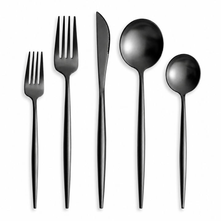 Flatware Set Stainless Steel Minimalist Dining Cutlery