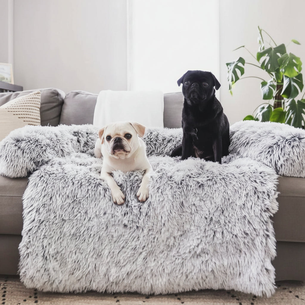 Copertura per Divano Cuccia per Cani Morbida in Pile Lavabile Tappetino per Animali Domestici