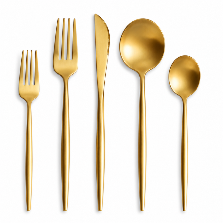 Flatware Set Stainless Steel Minimalist Dining Cutlery