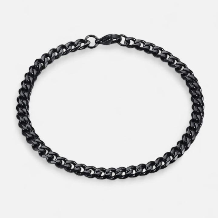 Celzoir | Bracelet Classy Homme à Maillons Cubains Miami en Acier Inoxydable – Chaîne Épaisse et Finition Polie