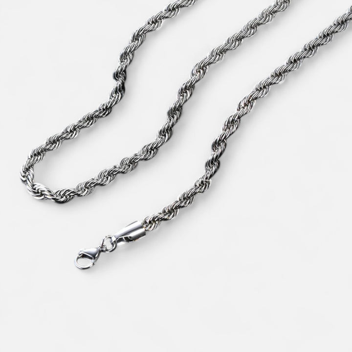 Celzoir | Collier Classy Homme à Maillons Cubains en Acier Inoxydable – Style Vintage et Finition Solide