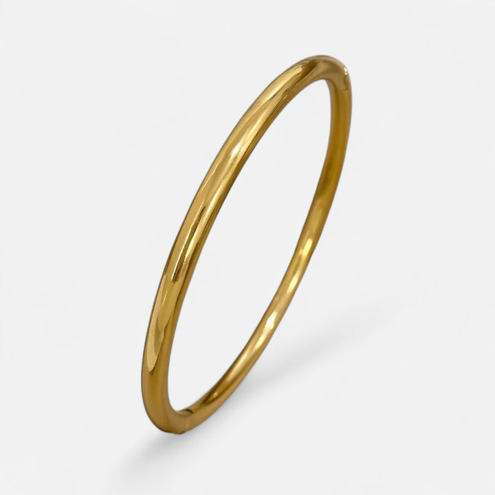 Celzoir | Bracelet Cuff Rond Minimaliste Doré