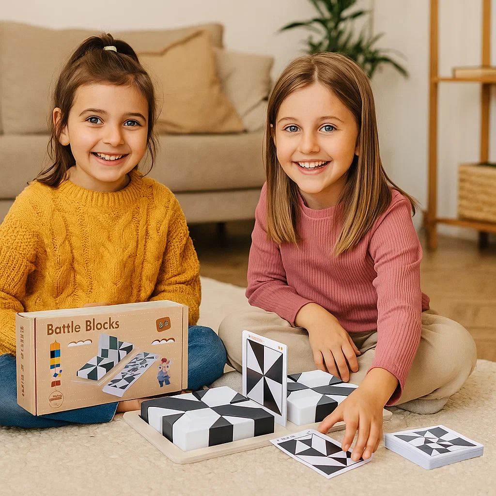 Pocket Sized Two Color Puzzle Game Portable Brain Training Toy