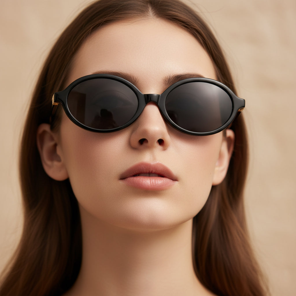 Oval Retro Small Frame UV400 Sunglasses for Women Fashion