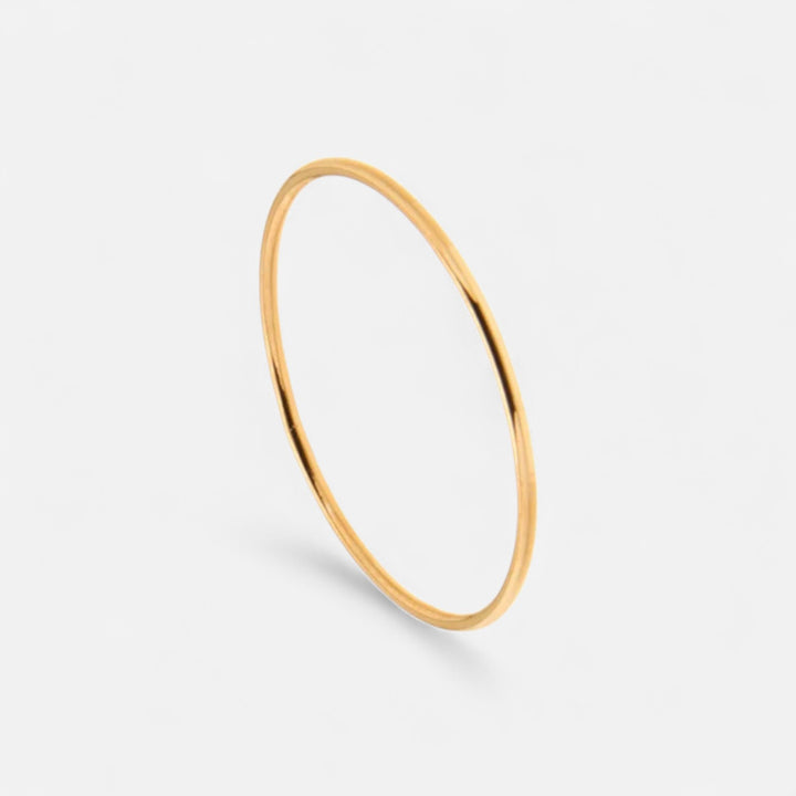 Celzoir | Bague Classy Femme Ultra-Fine en Plaqué Or – Élégance Minimaliste et Raffinement Intemporel
