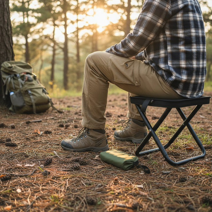 Kompakter Klapphocker Schultertasche Ideal Outdoor Aktivitäten
