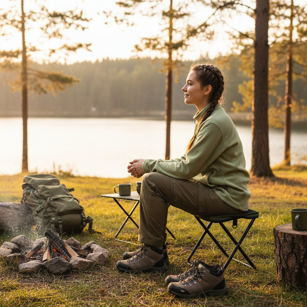 Kompakter Klapphocker Schultertasche Ideal Outdoor Aktivitäten