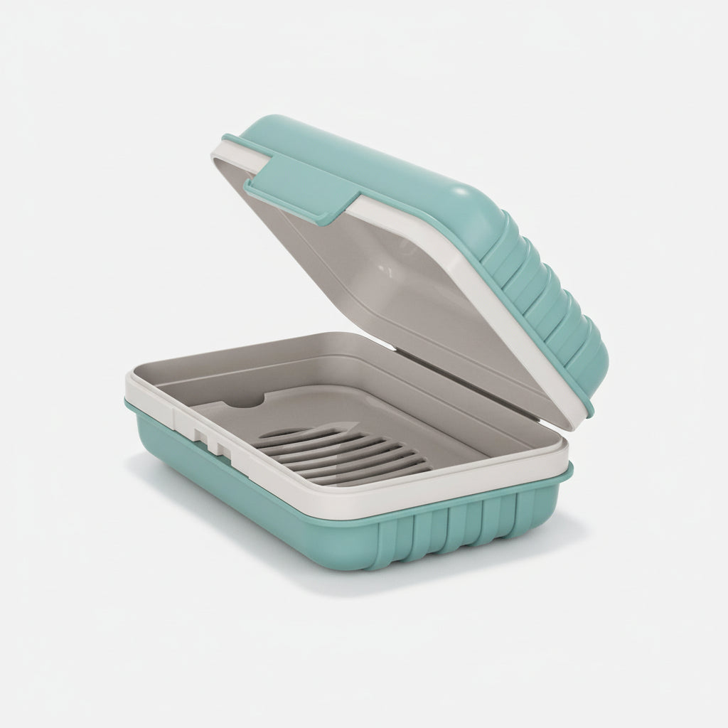 Travel Soap Case Leakproof Design Drainage Tray Soap Bars