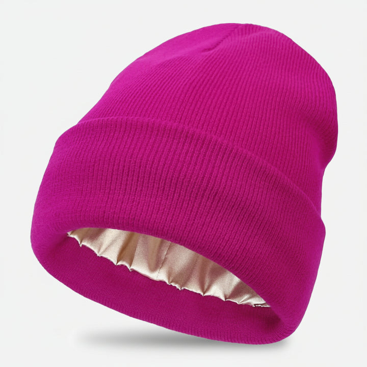 Hiking Beanie Hat Womens Warm Knit Soft Stretch Winter Cap