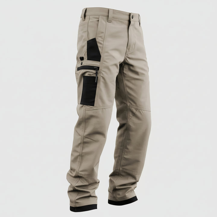Pantaloni Cargo da Trekking Uomo con Tasche per Attività Outdoor