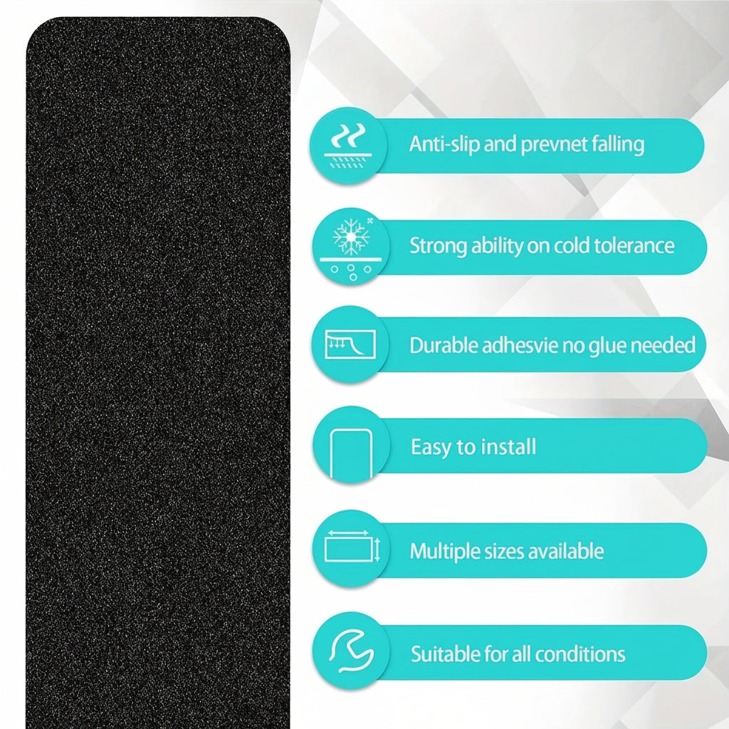 Strisce Antiscivolo Scala Esterno Interno Resistente Grit 80