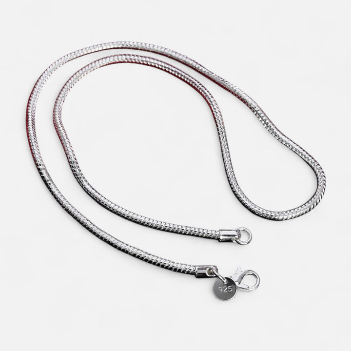 Celzoir | Collier Classy Homme Chaîne Serpent en Argent