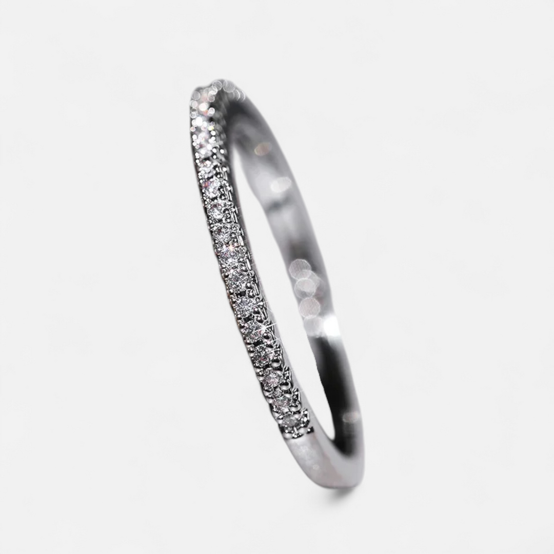 Celzoir | Bague Fine Femme Zircone Éclat Intemporel