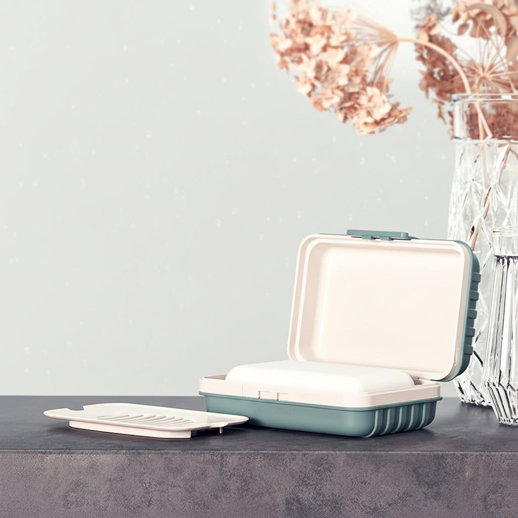 Travel Soap Case Leakproof Design Drainage Tray Soap Bars