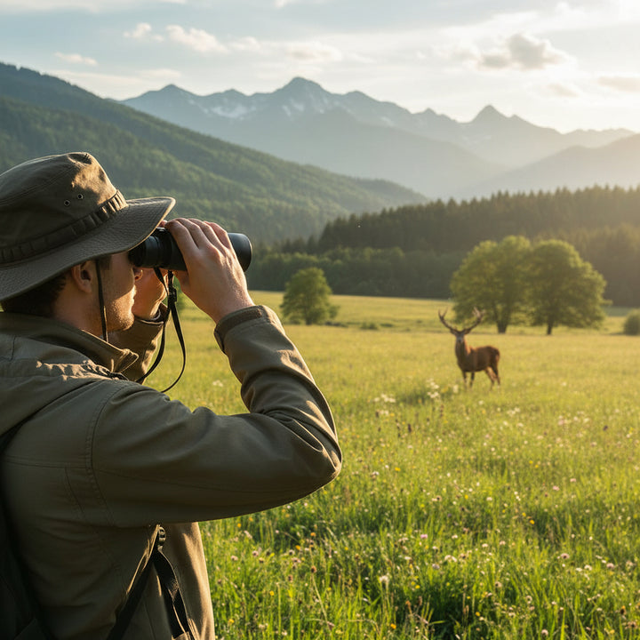 Binocolo Compatto 12x25 per Viaggi, Escursionismo e Attività all'Aperto