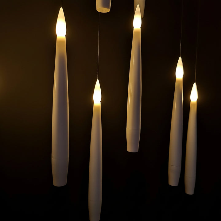 LED Candles Floating Hanging Flameless Warm Light Decor Set
