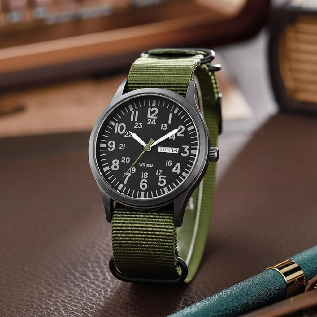 Durable Men's Outdoor Watch Waterproof Scratch-Resistant