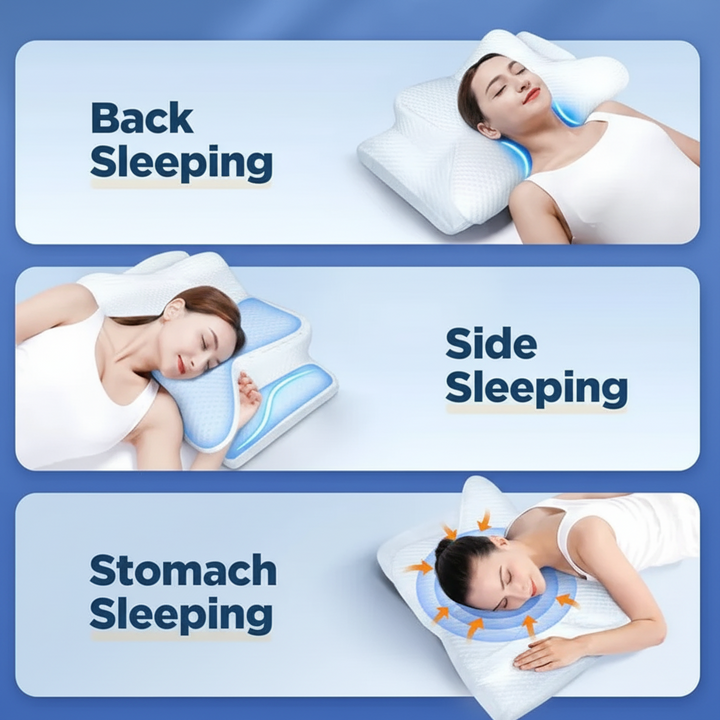 Memory Foam Pillow Anti Snore Neck Support Sleep Pillow
