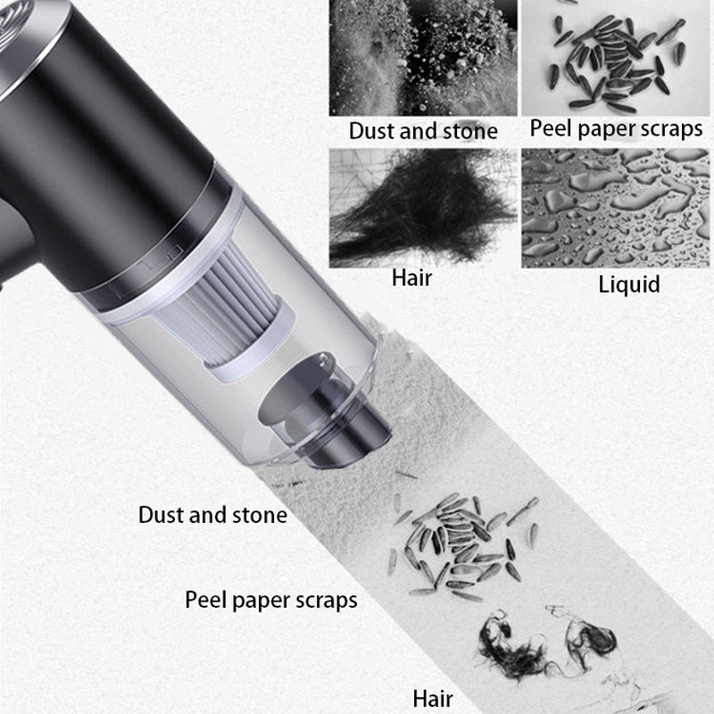 Kabelloser Handstaubsauger für die Fahrzeuginnenreinigung