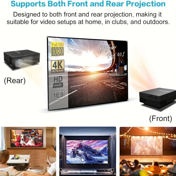 Portable Projector Screen World Cup Home Use