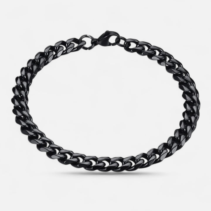 Celzoir | Bracelet Classy Homme à Maillons Cubains Miami en Acier Inoxydable – Chaîne Épaisse et Finition Polie