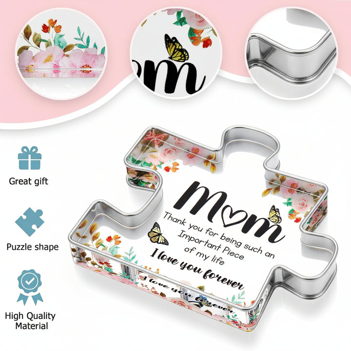 Gift Mom Acrylic Puzzle Plaque Desk Decor Keepsake