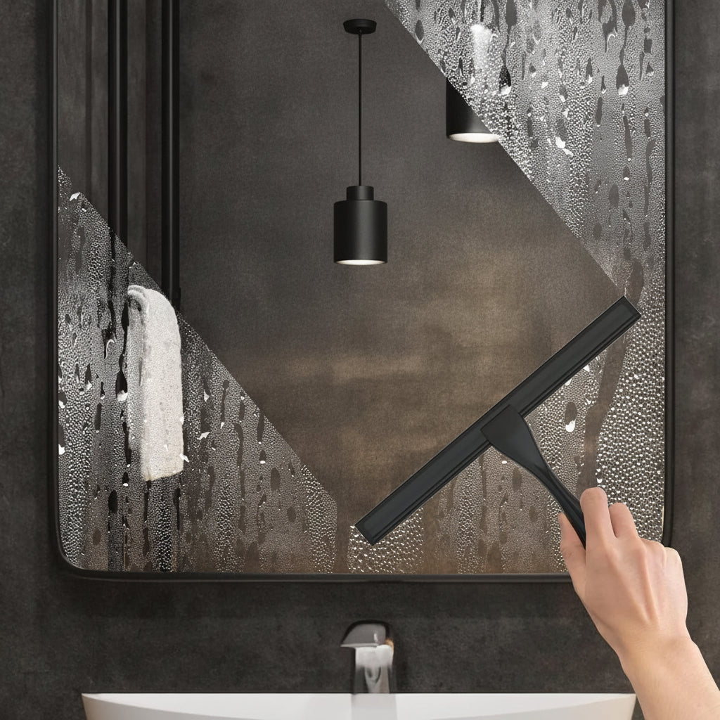 Shower Squeegee Stainless Steel Window Cleaner Streak Free Glass