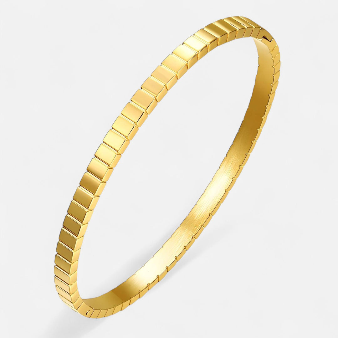 Celzoir | Women's Heritage Bracelet in 18K Gold-Polished Steel