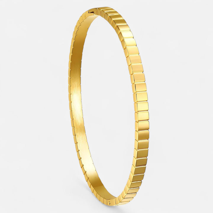 Celzoir | Women's Heritage Bracelet in 18K Gold-Polished Steel