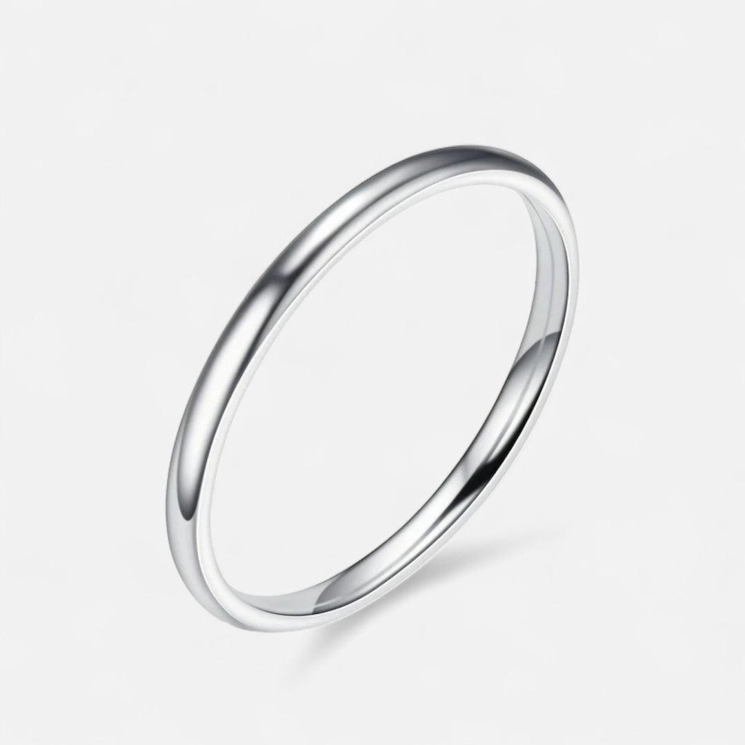 Celzoir | Bague Classy Homme Sphérique en Acier Inoxydable – Design Contemporain et Finition Polie