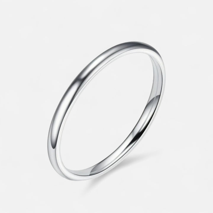 Celzoir | Bague Classy Homme Sphérique en Acier Inoxydable – Design Contemporain et Finition Polie