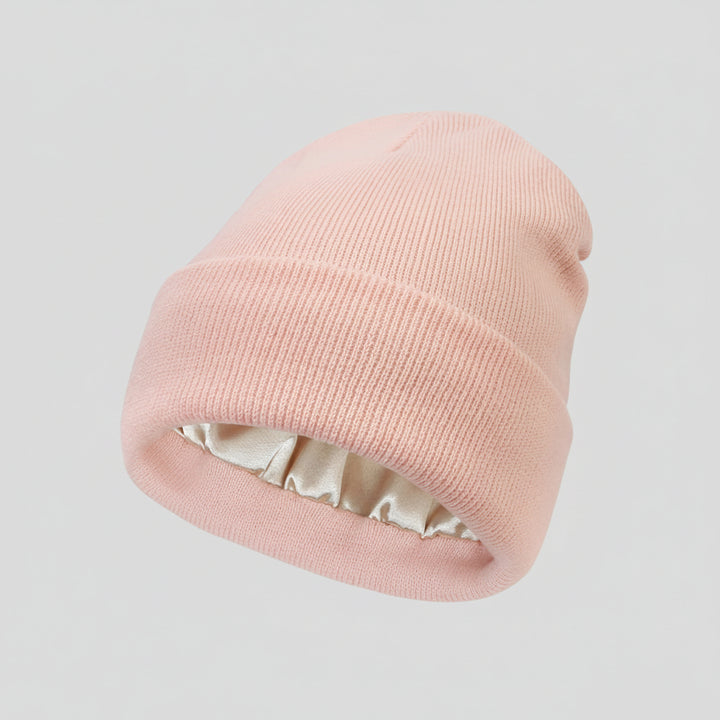 Hiking Beanie Hat Womens Warm Knit Soft Stretch Winter Cap