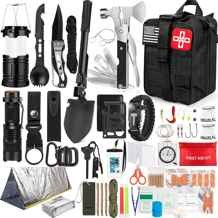 Notfallrucksack Survival Set Erste Hilfe Outdoor Werkzeug