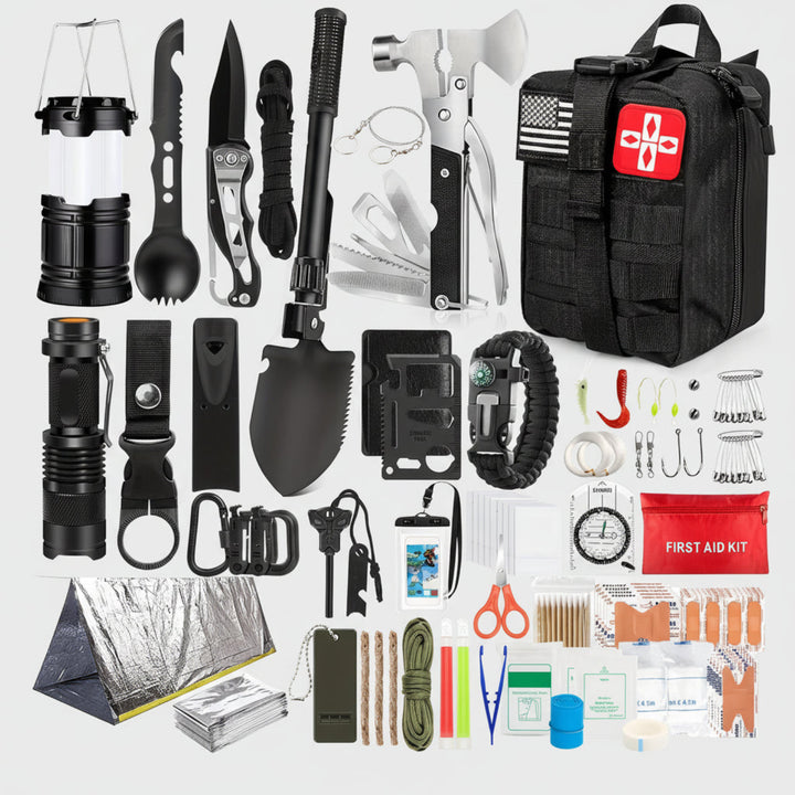 Notfallrucksack Survival Set Erste Hilfe Outdoor Werkzeug