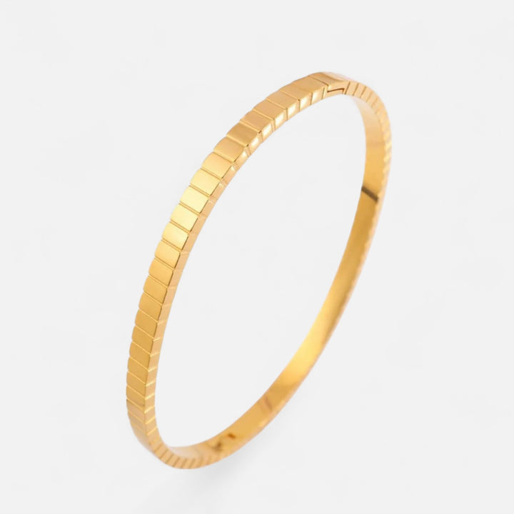 Celzoir | Women's Heritage Bracelet in 18K Gold-Polished Steel