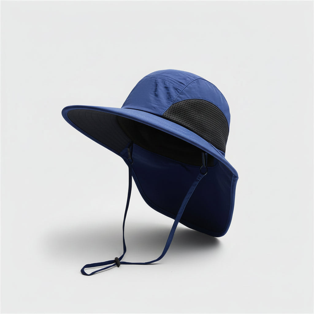 Hiking Sun Hat Wide Brim UV Protection Face Cover Cap