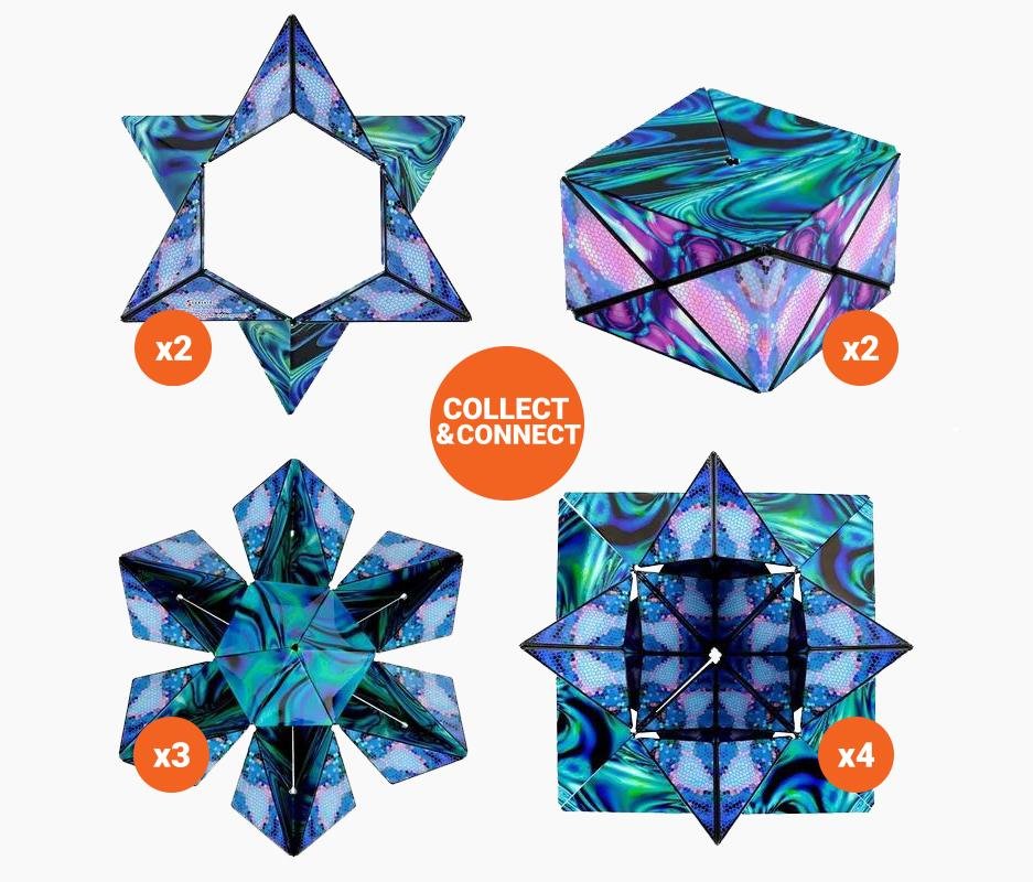 Puzzlewürfel Magnetisches 3D-Formspielzeug Kinder Erwachsene