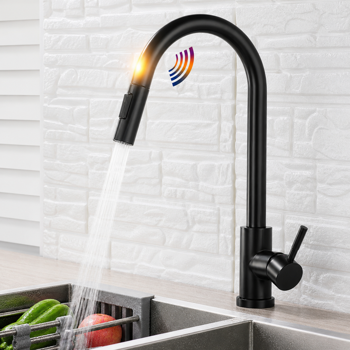 Extendable Kitchen Faucet Pull Down Sprayer Stainless Steel