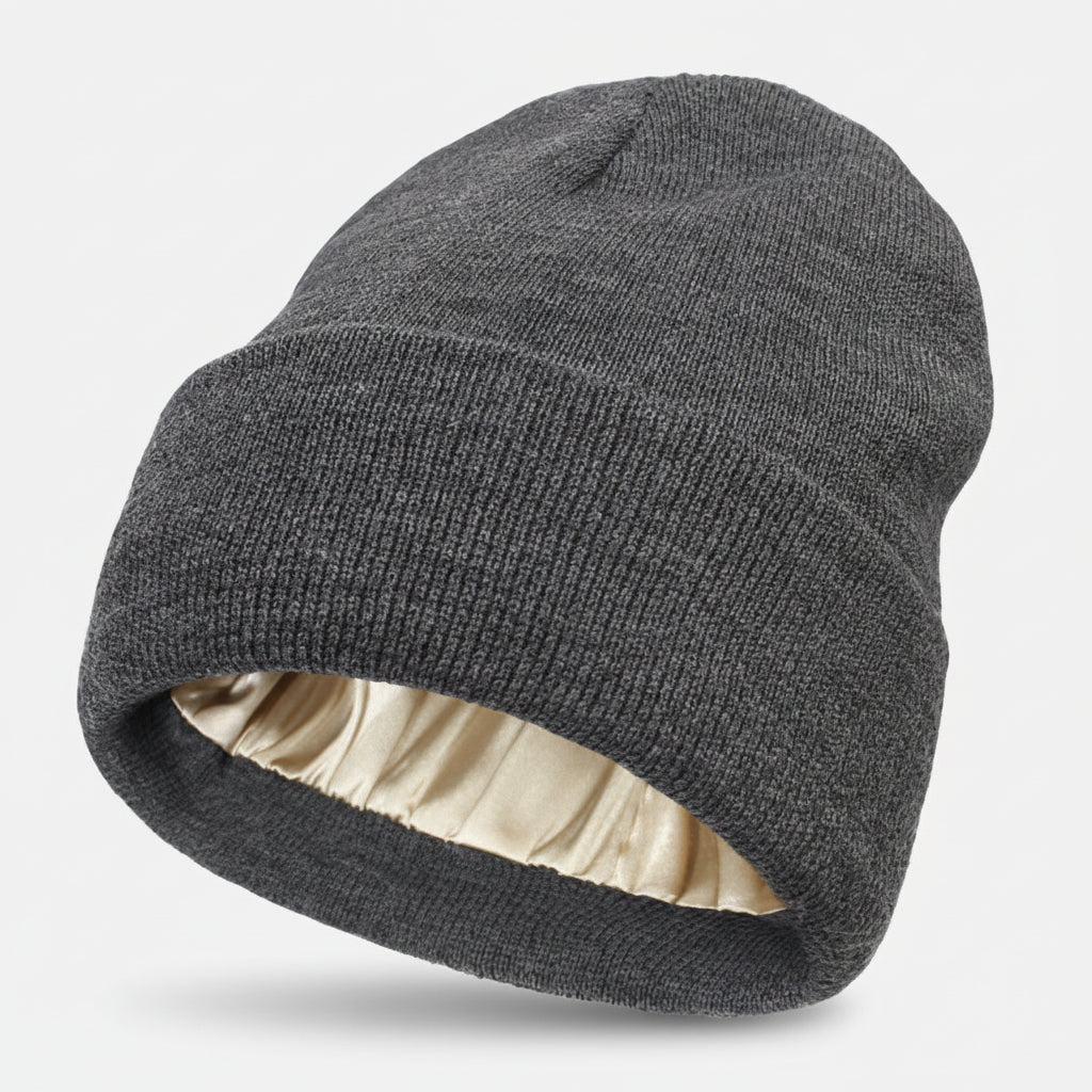 Hiking Beanie Hat Womens Warm Knit Soft Stretch Winter Cap