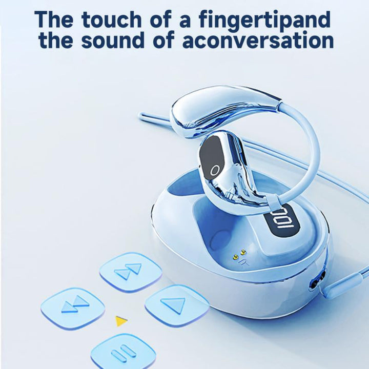 Bluetooth Headset Translator Ear Hook Travel Calls