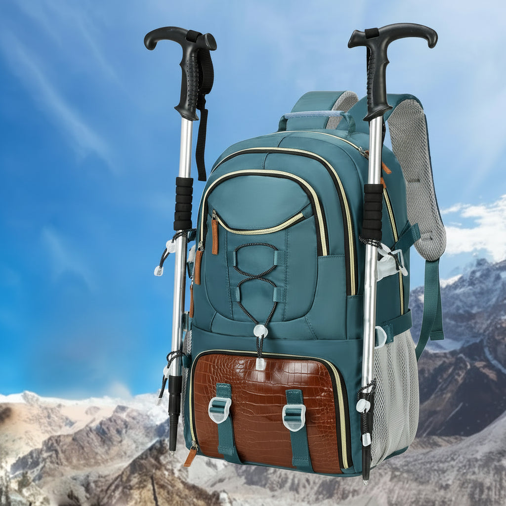 Hiking Backpack USB Charging Adjustable Shoulder Straps