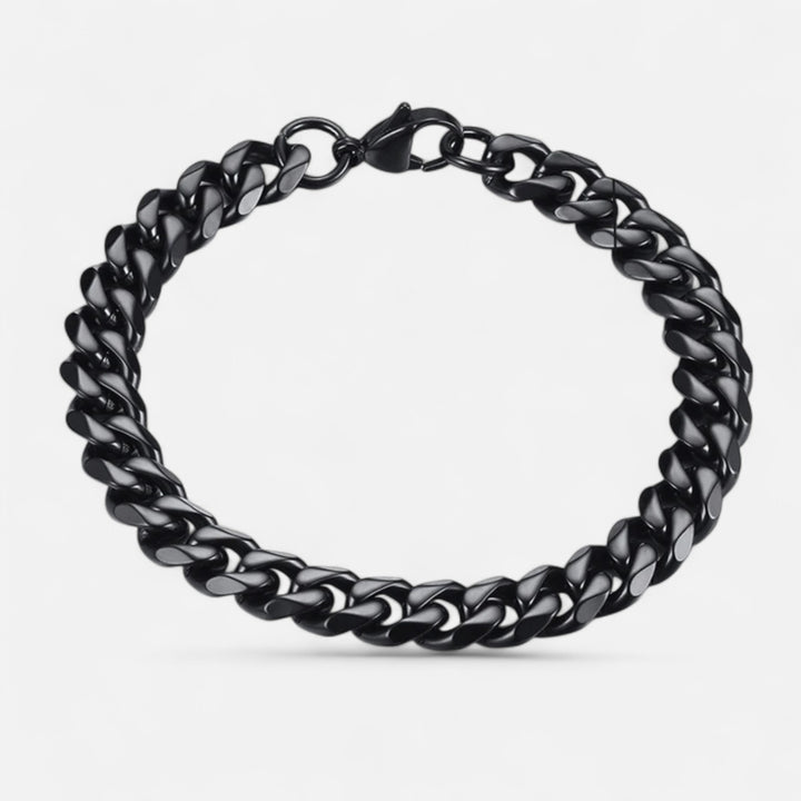 Celzoir | Bracelet Classy Homme à Maillons Cubains Miami en Acier Inoxydable – Chaîne Épaisse et Finition Polie