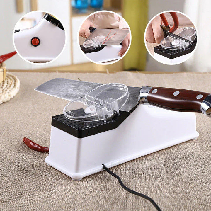 Affuteur Électrique de Couteaux – Affûtage Rapide et Précis pour Couteaux de Cuisine, Appareil Pratique et Sûr 2