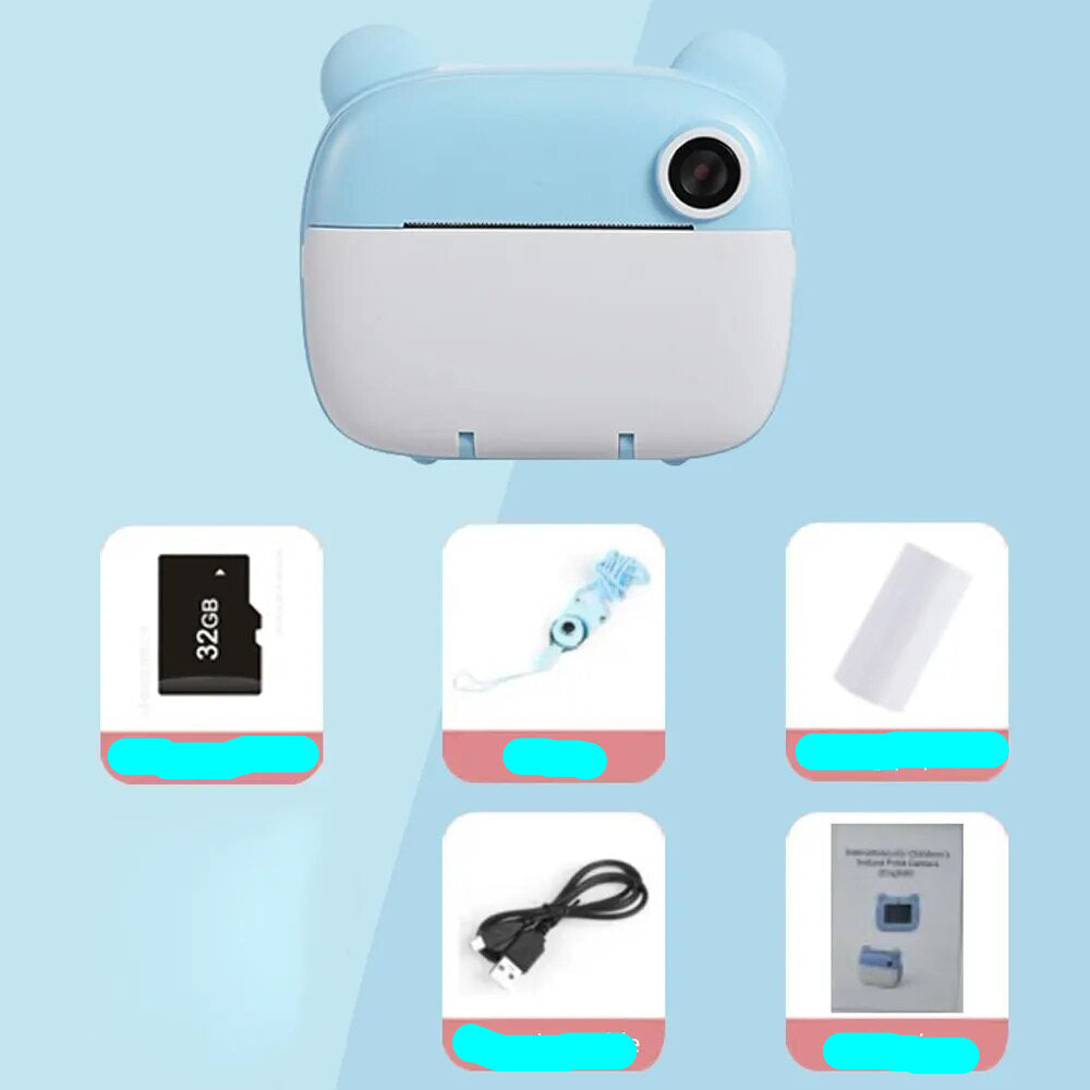 Appareil Photo Instantané Avec Imprimante Intégrée Pour Enfants – Capturez Des Souvenirs Éclairants 3