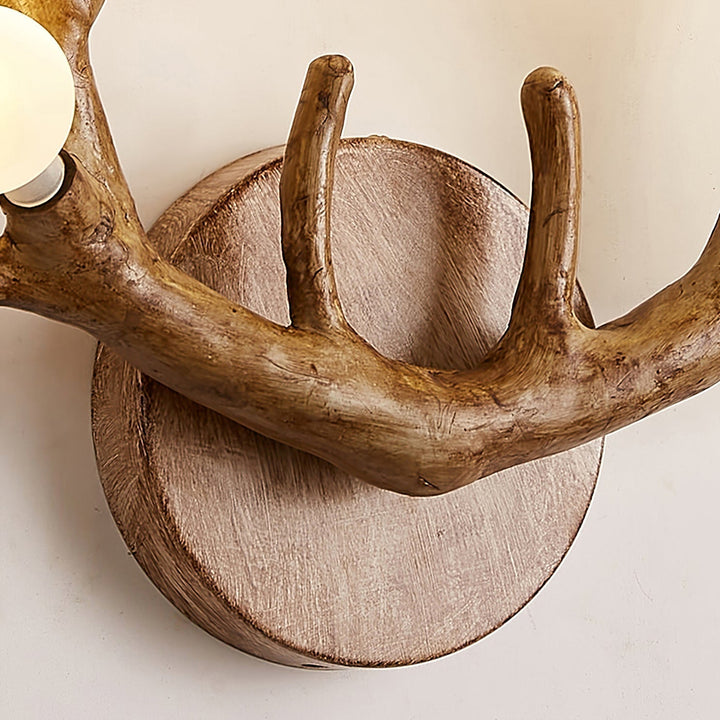 Applique Murale Cerf Élégante en Bois et Métal – Lumière LED Chaude pour Intérieur 8